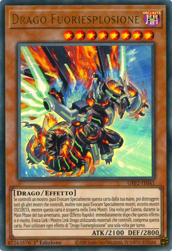 GFP2-IT041 Drago Fuoriesplosione ultra rara 1a Edizione (IT) -NEAR MINT-