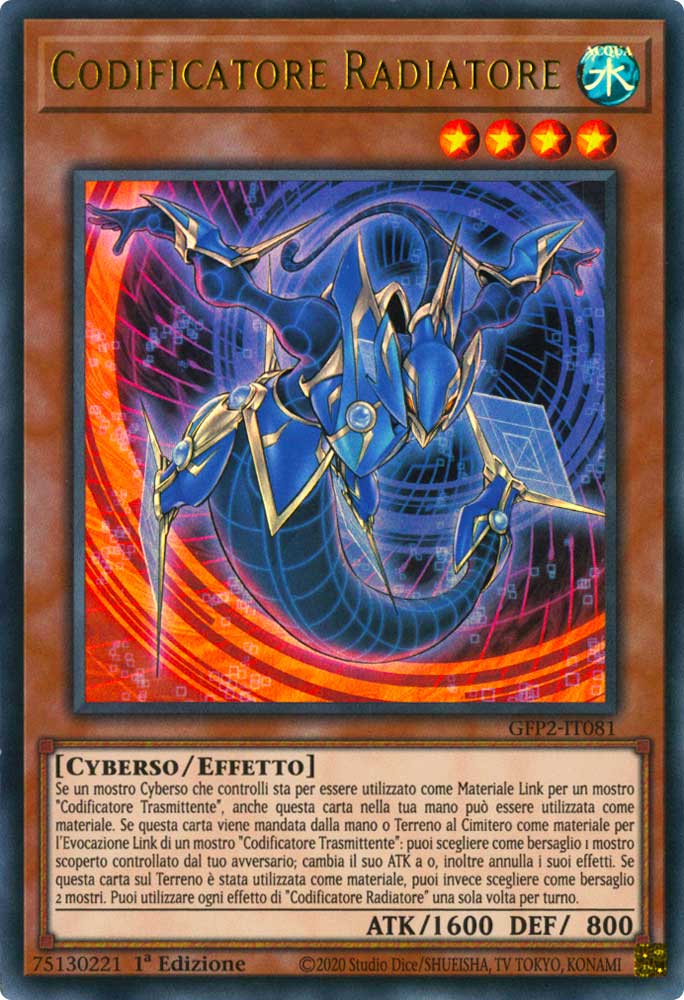 GFP2-IT081 Codificatore Radiatore ultra rara 1a Edizione (IT) -NEAR MINT-