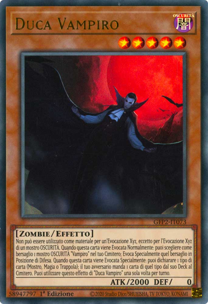GFP2-IT073 Duca Vampiro ultra rara 1a Edizione (IT) -NEAR MINT-