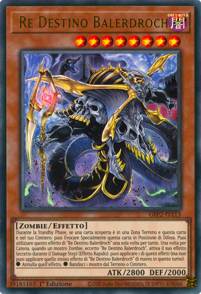 GFP2-IT113 Re Destino Balerdroch ultra rara 1a Edizione (IT) -NEAR MINT-