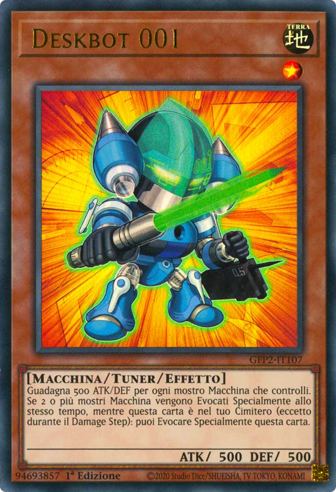 GFP2-IT107 Deskbot 001 ultra rara 1a Edizione (IT) -NEAR MINT-