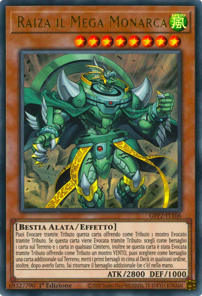 GFP2-IT106 Raiza il Mega Monarca ultra rara 1a Edizione (IT) -NEAR MINT-