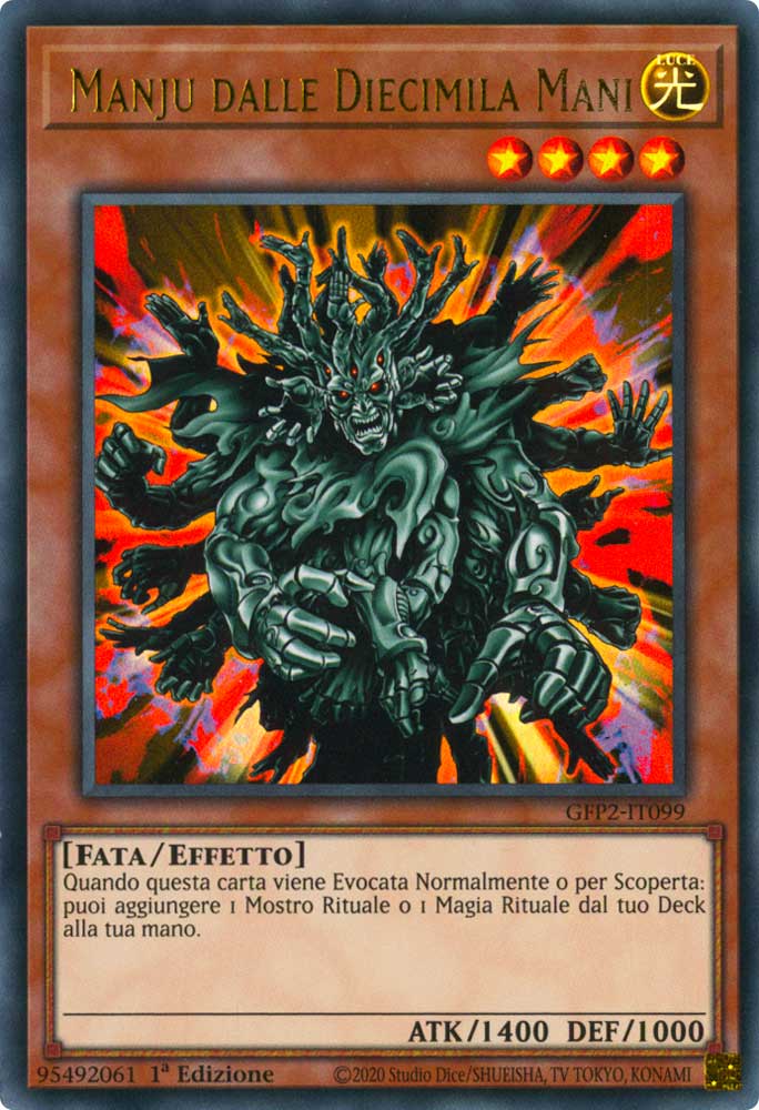 GFP2-IT099 Manju dalle Diecimila Mani ultra rara 1a Edizione (IT) -NEAR MINT-