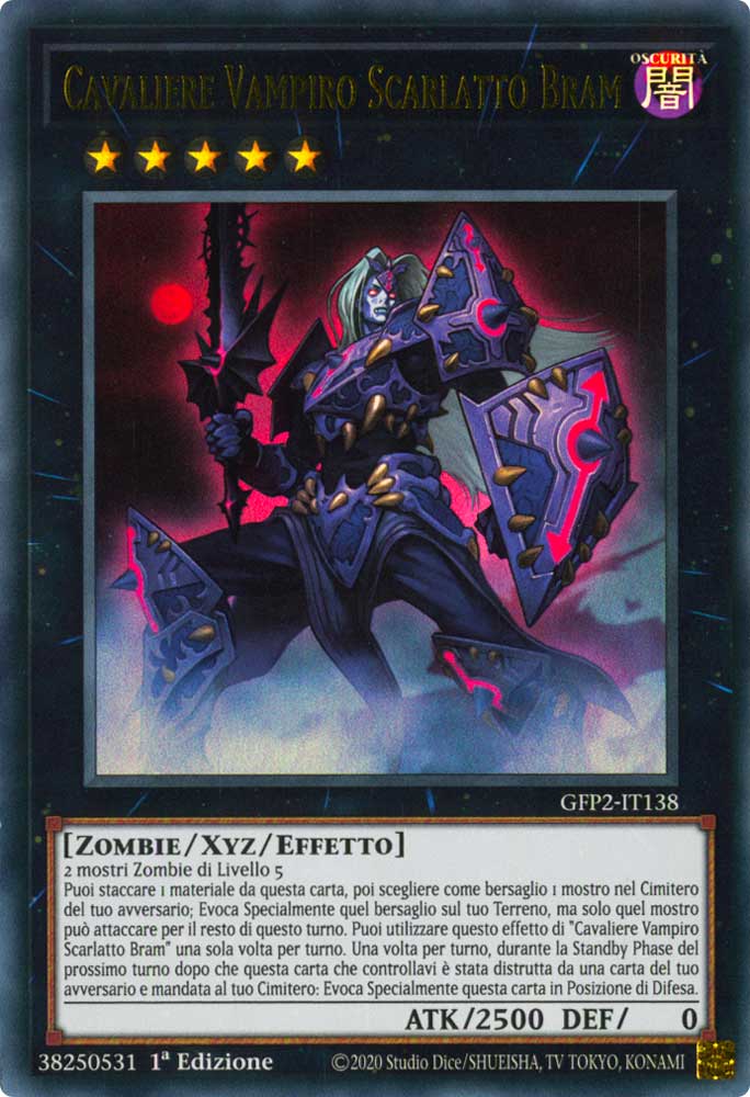 GFP2-IT138 Cavaliere Vampiro Scarlatto Bram ultra rara 1a Edizione (IT) -NEAR MINT-