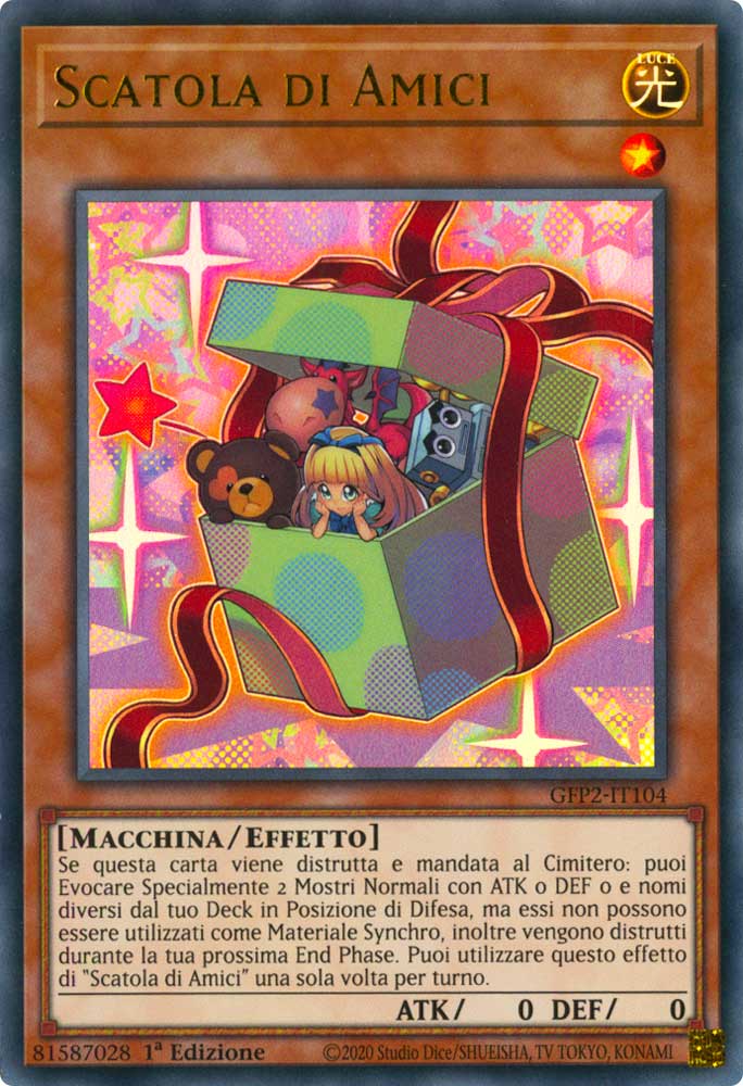 GFP2-IT104 Scatola di Amici ultra rara 1a Edizione (IT) -NEAR MINT-