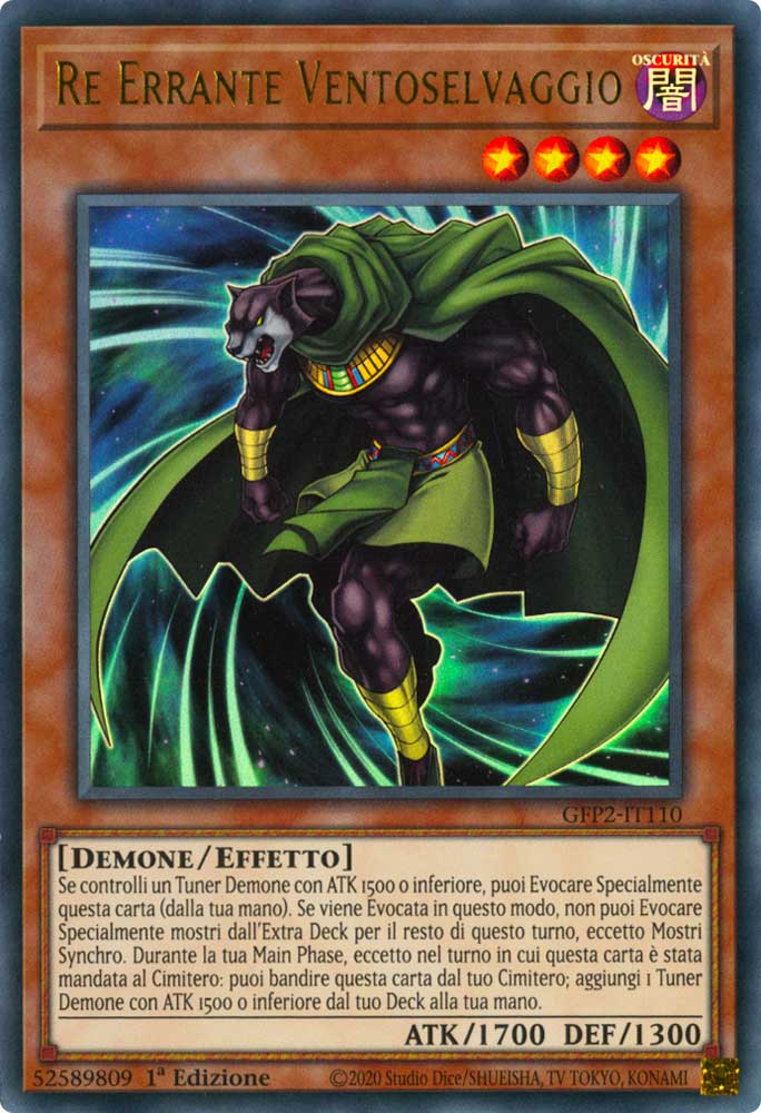 GFP2-IT110 Re Errante Ventoselvaggio ultra rara 1a Edizione (IT) -NEAR MINT-
