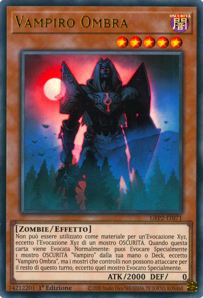 GFP2-IT071 Vampiro Ombra ultra rara 1a Edizione (IT) -NEAR MINT-