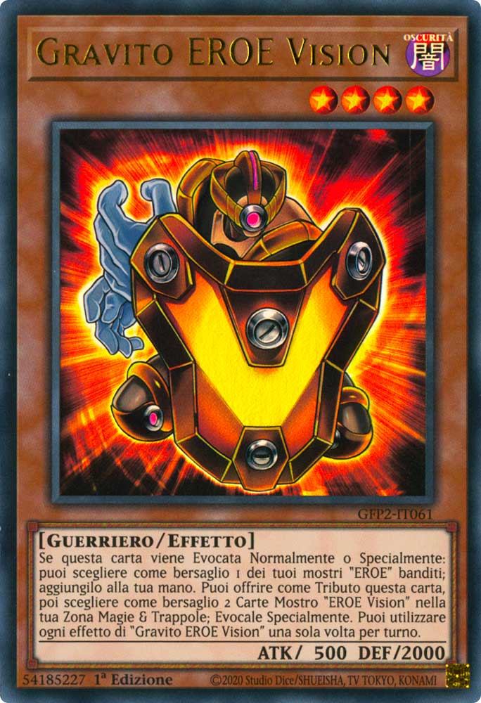 GFP2-IT061 Gravito EROE Vision ultra rara 1a Edizione (IT) -NEAR MINT-