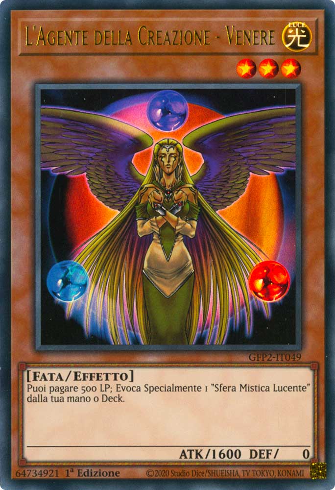GFP2-IT049 L'Agente della Creazione - Venere ultra rara 1a Edizione (IT) -NEAR MINT-