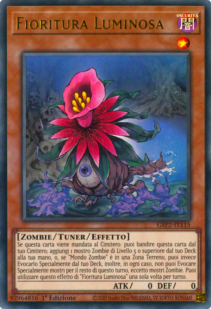 GFP2-IT115 Fioritura Luminosa ultra rara 1a Edizione (IT) -NEAR MINT-