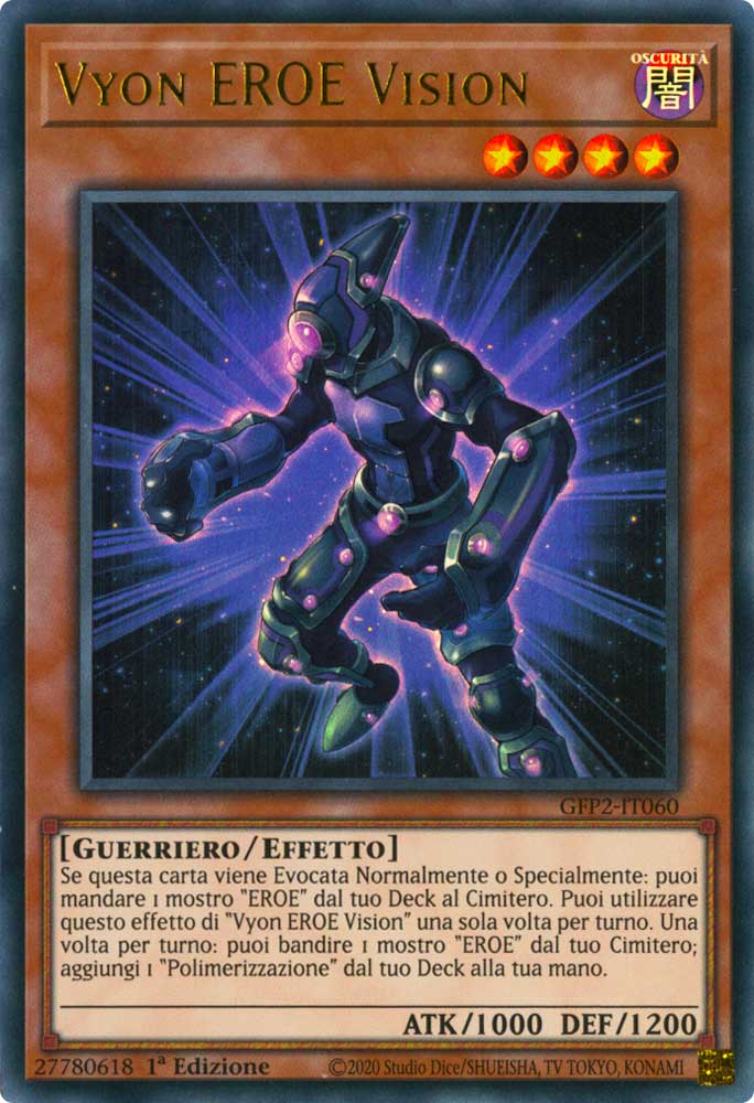 GFP2-IT060 Vyon EROE Vision ultra rara 1a Edizione (IT) -NEAR MINT-