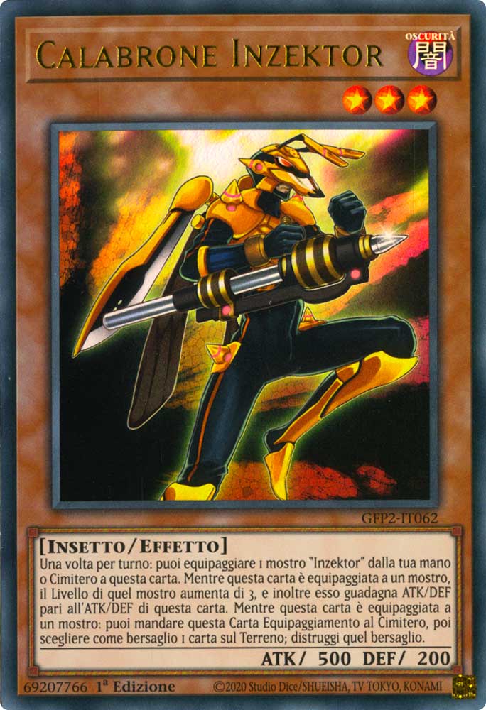 GFP2-IT062 Calabrone Inzektor ultra rara 1a Edizione (IT) -NEAR MINT-