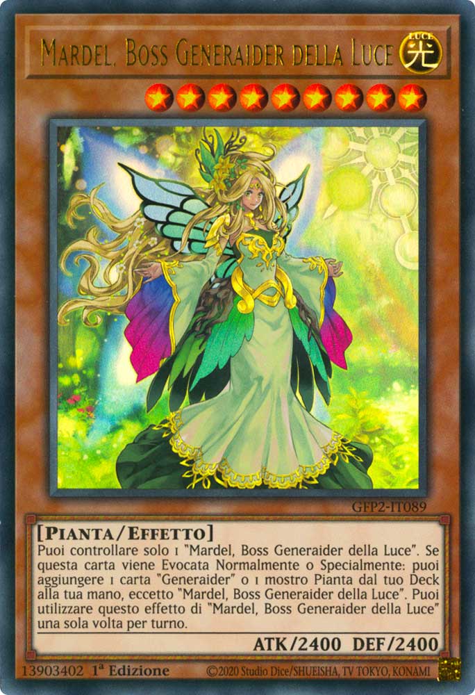 GFP2-IT089 Mardel, Boss Generaider della Luce ultra rara 1a Edizione (IT) -NEAR MINT-