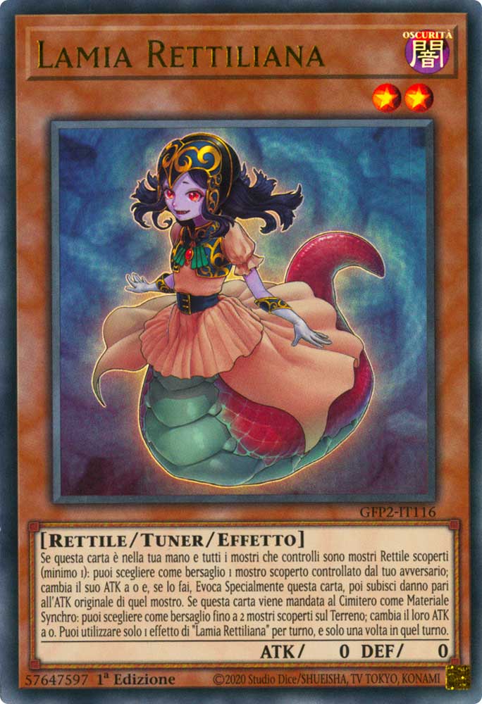 GFP2-IT116 Lamia Rettiliana ultra rara 1a Edizione (IT) -NEAR MINT-
