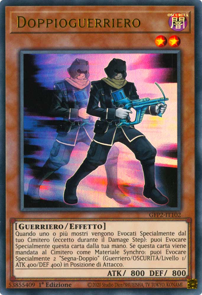 GFP2-IT102 Doppioguerriero ultra rara 1a Edizione (IT) -NEAR MINT-