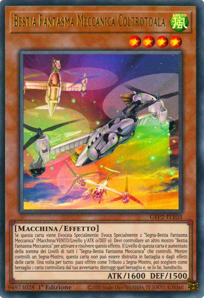 GFP2-IT103 Bestia Fantasma Meccanica Coltrotoala ultra rara 1a Edizione (IT) -NEAR MINT-