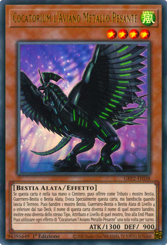 GFP2-IT038 Cocatorium l'Aviano Metallo Pesante ultra rara 1a Edizione (IT) -NEAR MINT-