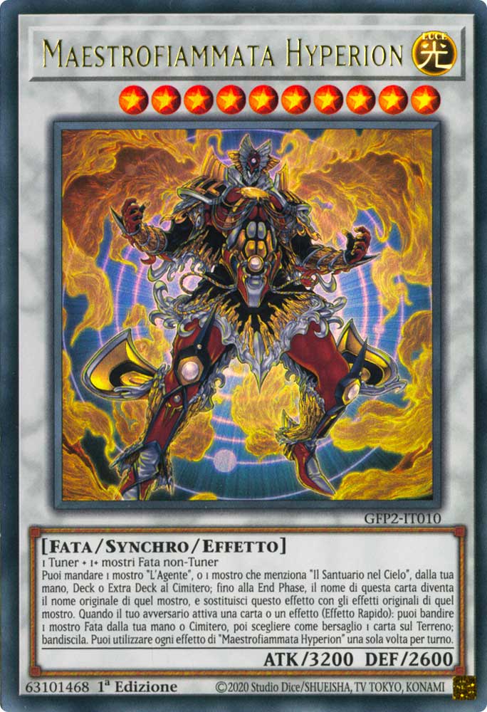 GFP2-IT010 Maestrofiammata Hyperion ultra rara 1a Edizione (IT) -NEAR MINT-