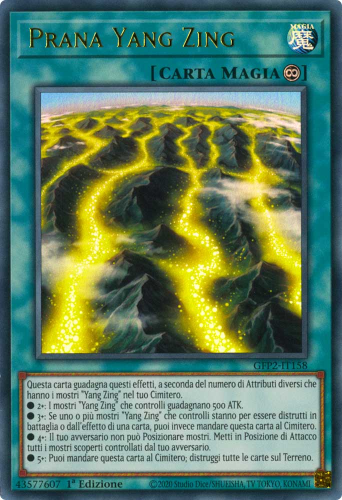 GFP2-IT158 Prana Yang Zing ultra rara 1a Edizione (IT) -NEAR MINT-