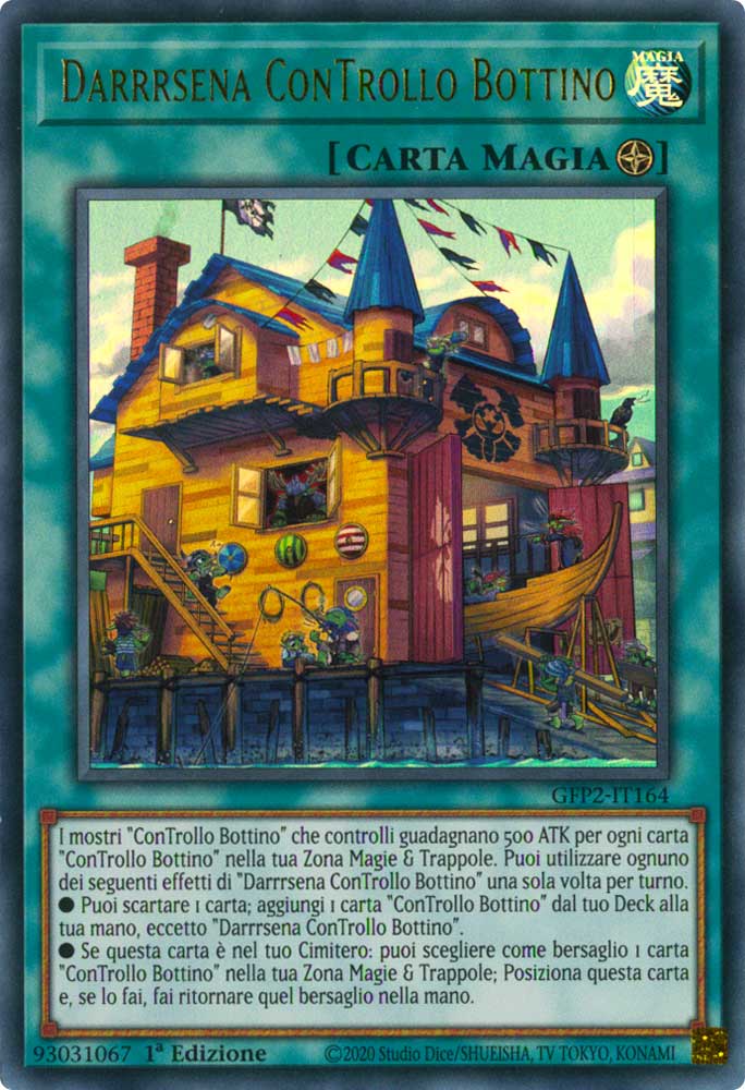 GFP2-IT164 Darrrsena ConTrollo Bottino ultra rara 1a Edizione (IT) -NEAR MINT-
