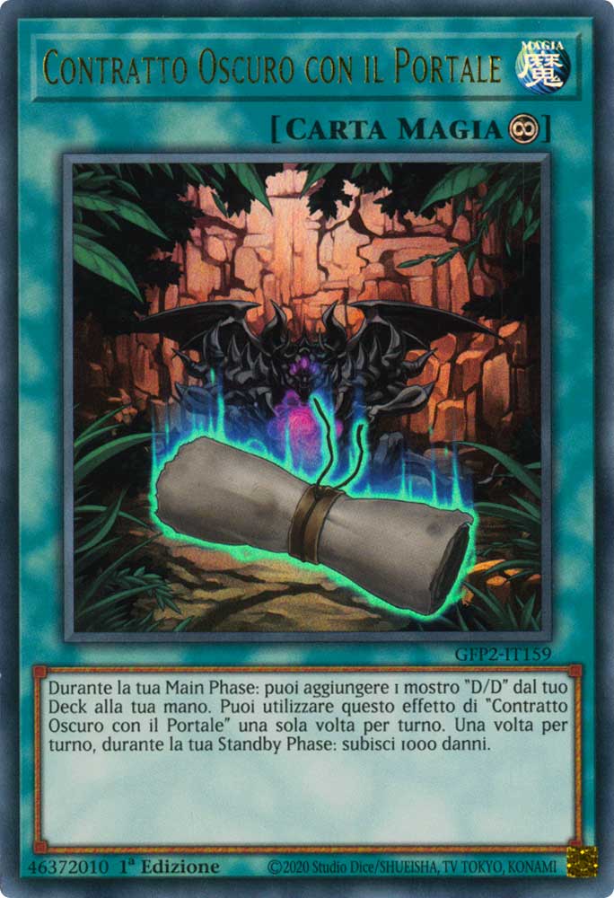 GFP2-IT159 Contratto Oscuro con il Portale ultra rara 1a Edizione (IT) -NEAR MINT-