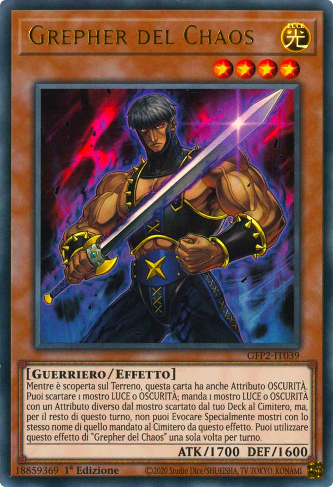 GFP2-IT039 Grepher del Chaos ultra rara 1a Edizione (IT) -NEAR MINT-