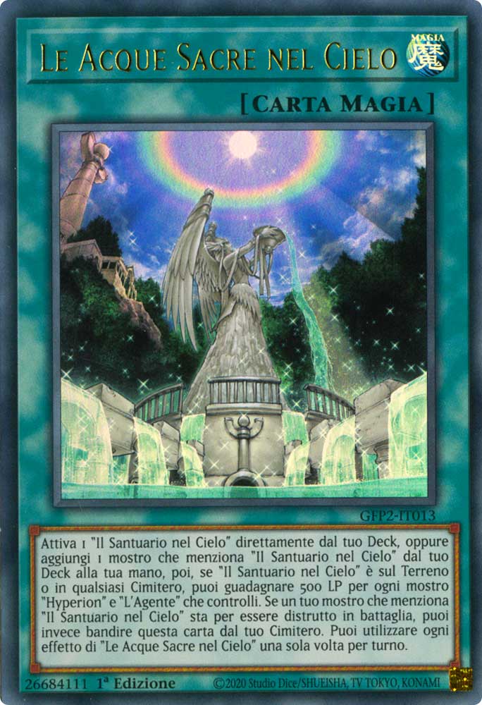 GFP2-IT013 Le Acque Sacre nel Cielo ultra rara 1a Edizione (IT) -NEAR MINT-
