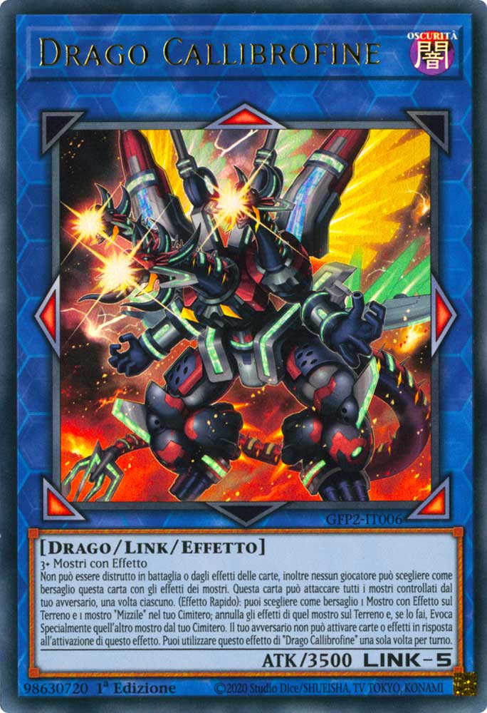 GFP2-IT006 Drago Callibrofine ultra rara 1a Edizione (IT) -NEAR MINT-