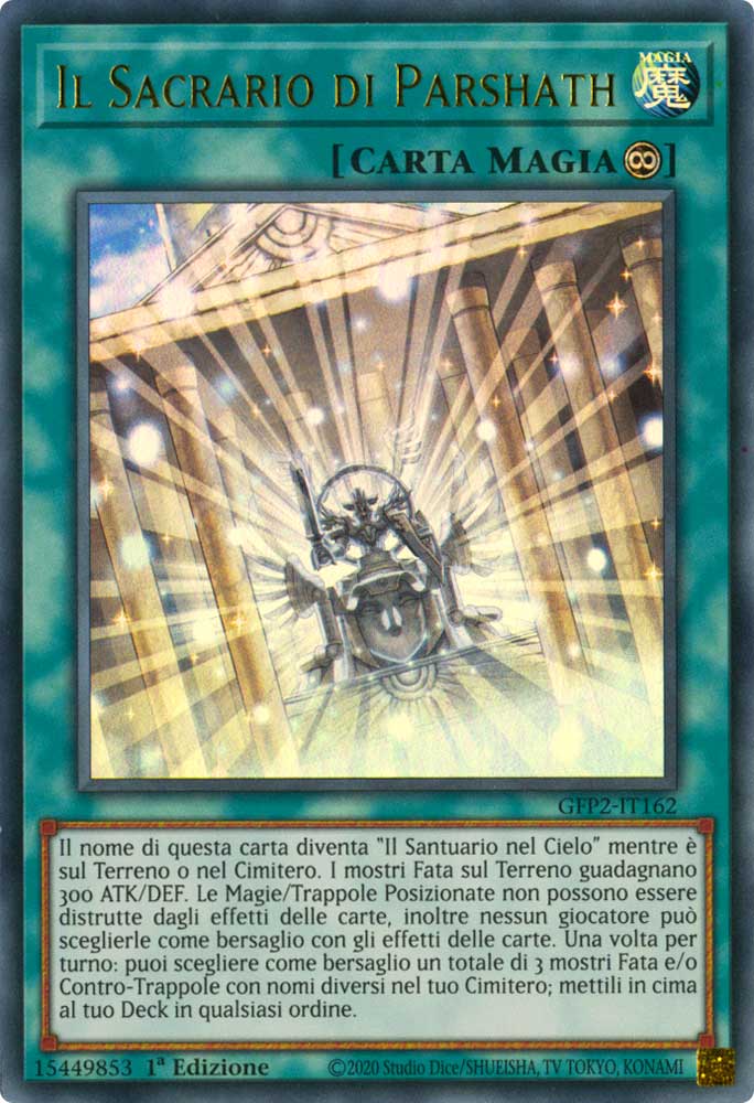 GFP2-IT162 Il Sacrario di Parshath ultra rara 1a Edizione (IT) -NEAR MINT-