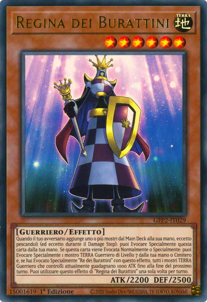 GFP2-IT029 Regina dei Burattini ultra rara 1a Edizione (IT) -NEAR MINT-