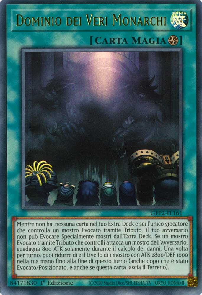 GFP2-IT161 Dominio dei Veri Monarchi ultra rara 1a Edizione (IT) -NEAR MINT-