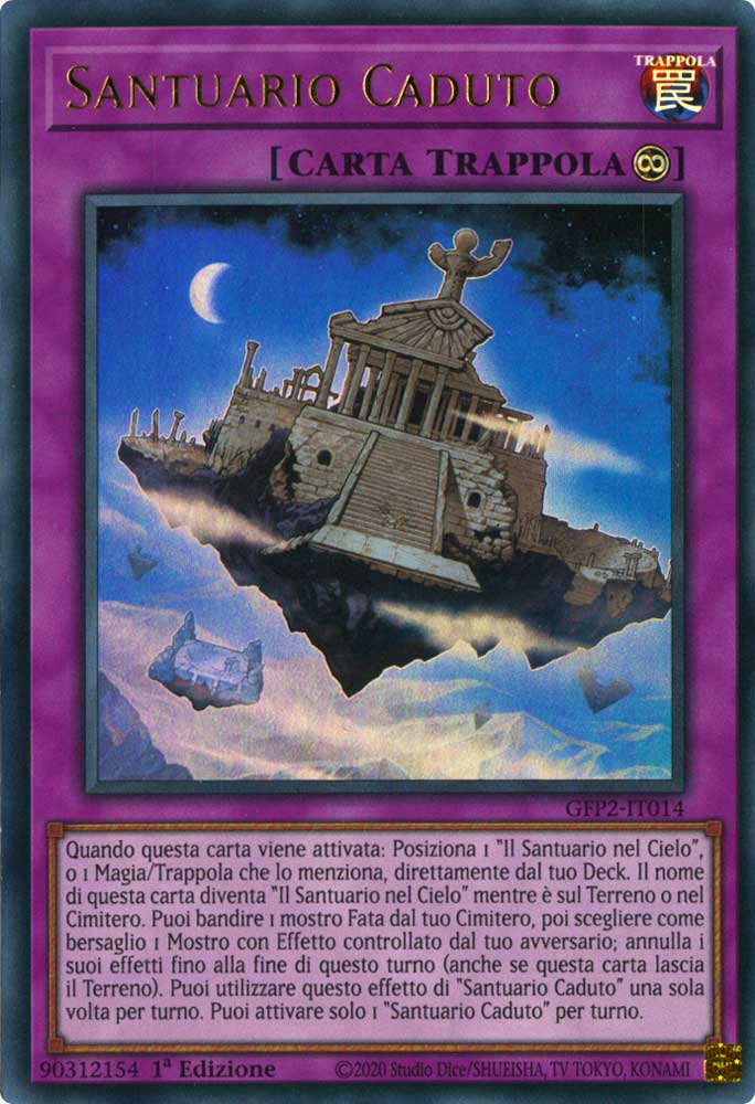 GFP2-IT014 Santuario Caduto ultra rara 1a Edizione (IT) -NEAR MINT-