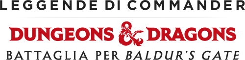 Leggende di Commander Dungeons & Dragons: Battaglia per Baldur's Gate Commander case 4 mazzi (IT)
