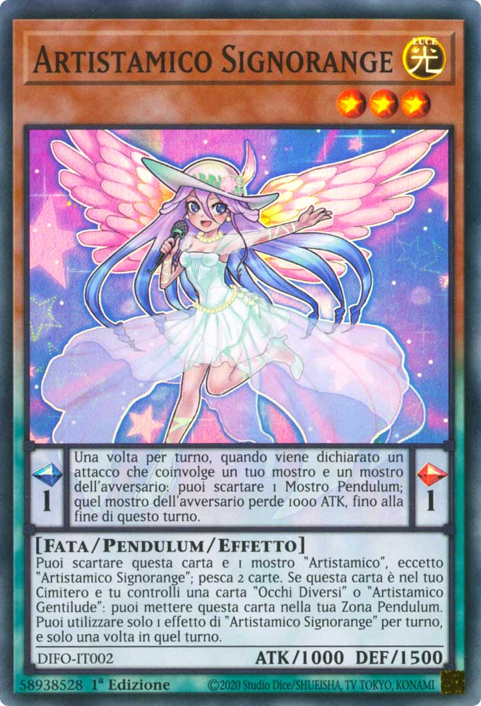 DIFO-IT002 Artistamico Signorange super rara 1a Edizione (IT) -NEAR MINT-