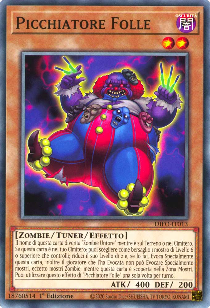 DIFO-IT013 Picchiatore Folle comune 1a Edizione (IT) -NEAR MINT-