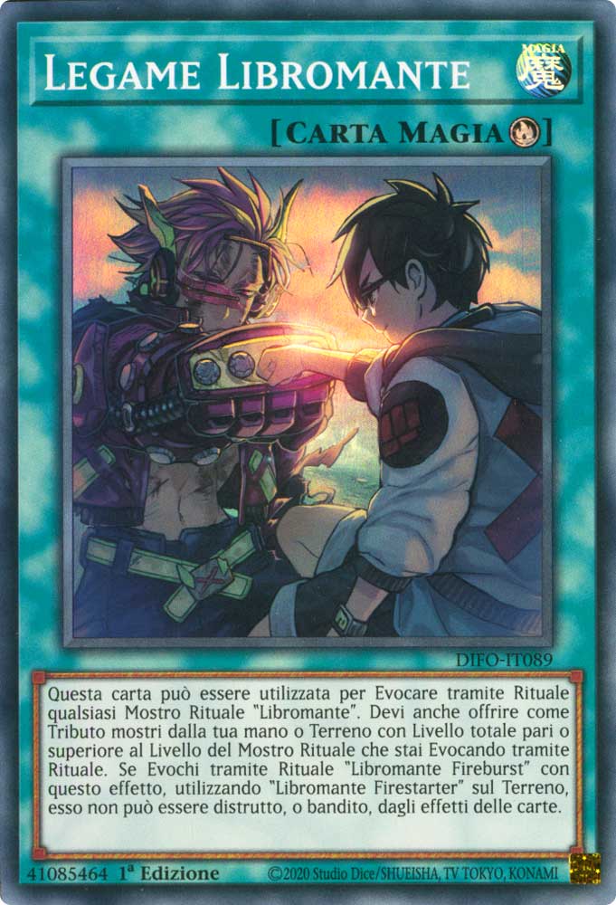 DIFO-IT089 Legame Libromante super rara 1a Edizione (IT) -NEAR MINT-