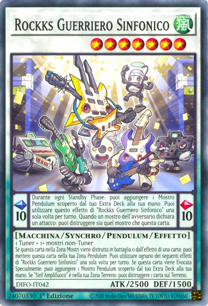 DIFO-IT042 Rockks Guerriero Sinfonico comune 1a Edizione (IT) -NEAR MINT-
