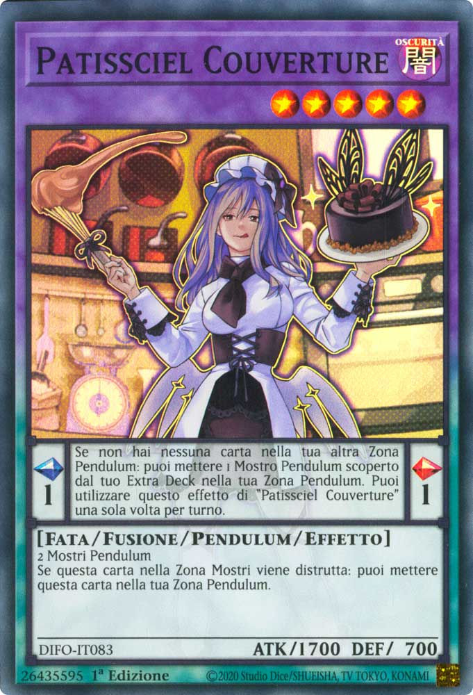 DIFO-IT083 Patissciel Couverture super rara 1a Edizione (IT) -NEAR MINT-