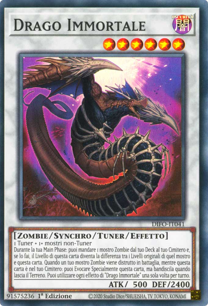 DIFO-IT041 Drago Immortale super rara 1a Edizione (IT) -NEAR MINT-