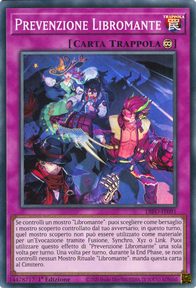 DIFO-IT091 Prevenzione Libromante super rara 1a Edizione (IT) -NEAR MINT-