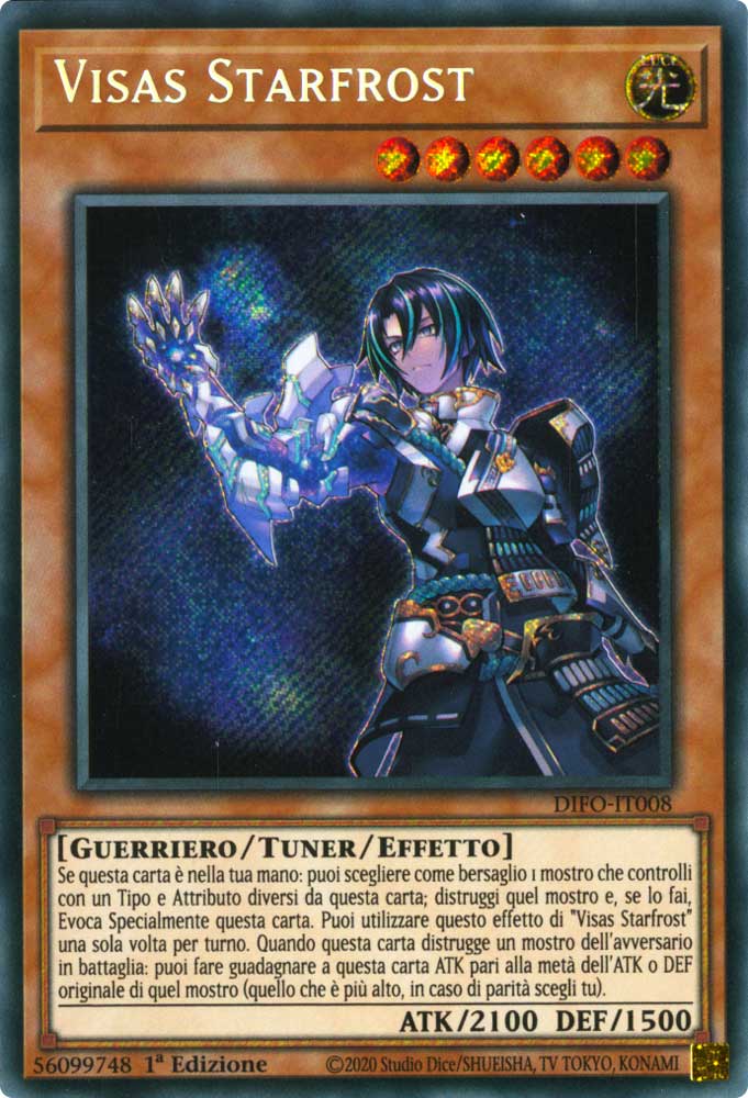 DIFO-IT008 Visas Starfrost rara segreta 1a Edizione (IT) -NEAR MINT-