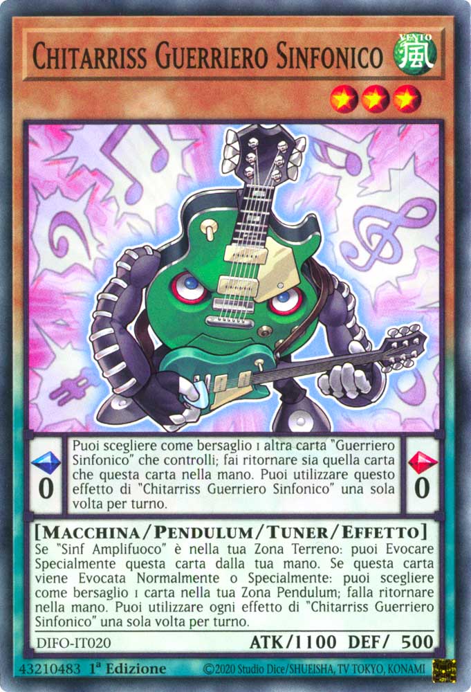 DIFO-IT020 Chitarriss Guerriero Sinfonico comune 1a Edizione (IT) -NEAR MINT-