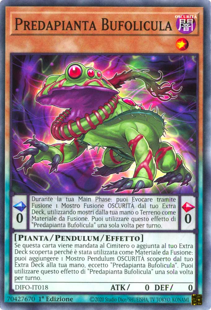 DIFO-IT018 Predapianta Bufolicula comune 1a Edizione (IT) -NEAR MINT-