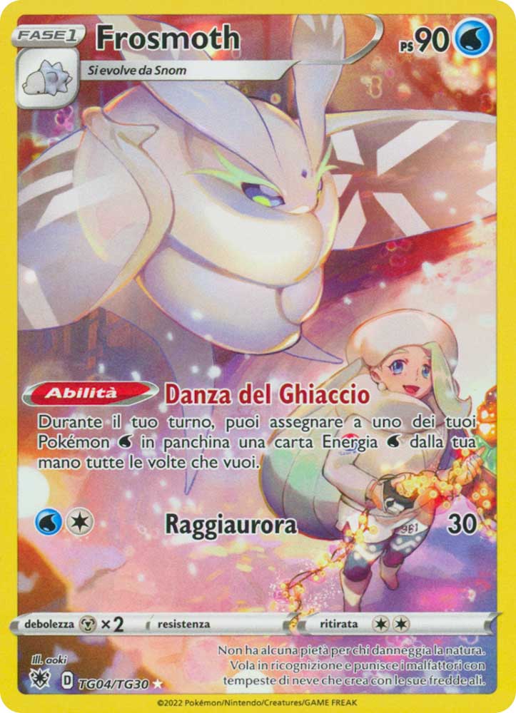 TG04/TG30 Frosmoth Rara Segreta foil (IT) -NEAR MINT-