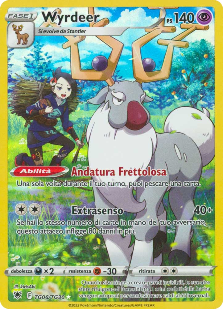 TG06/TG30 Wyrdeer Rara Segreta foil (IT) -NEAR MINT-