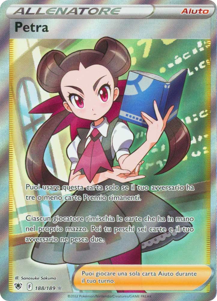 188/189 Petra Ultra Rara Full Art foil (IT) -NEAR MINT-