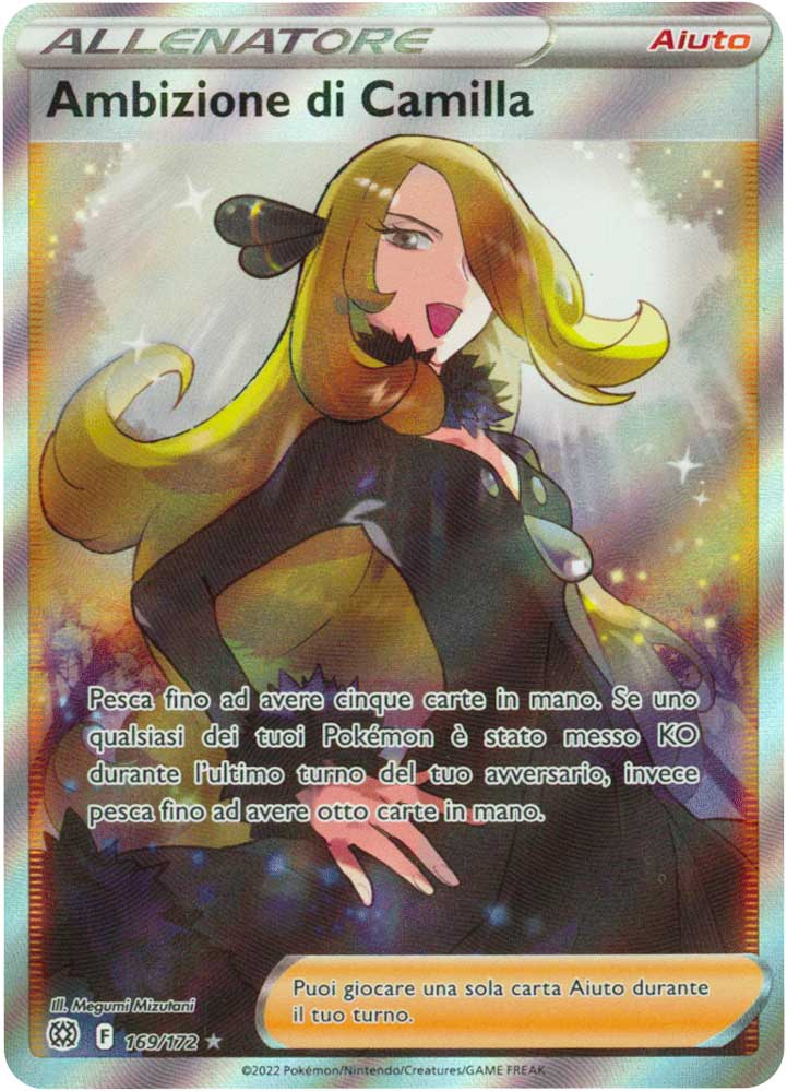 169 / 172 Ambizione di Camilla Ultra Rara Full Art foil (IT) -NEAR MINT-