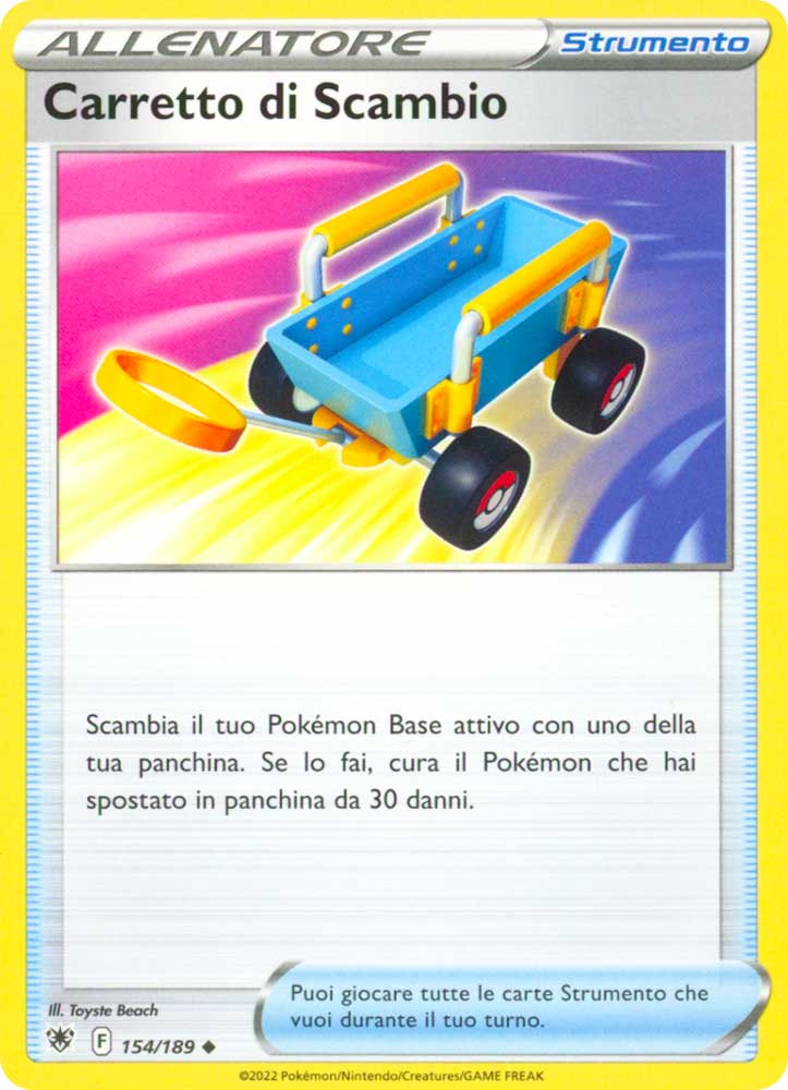 154/189 Carretto di Scambio Non Comune normale (IT) -NEAR MINT-