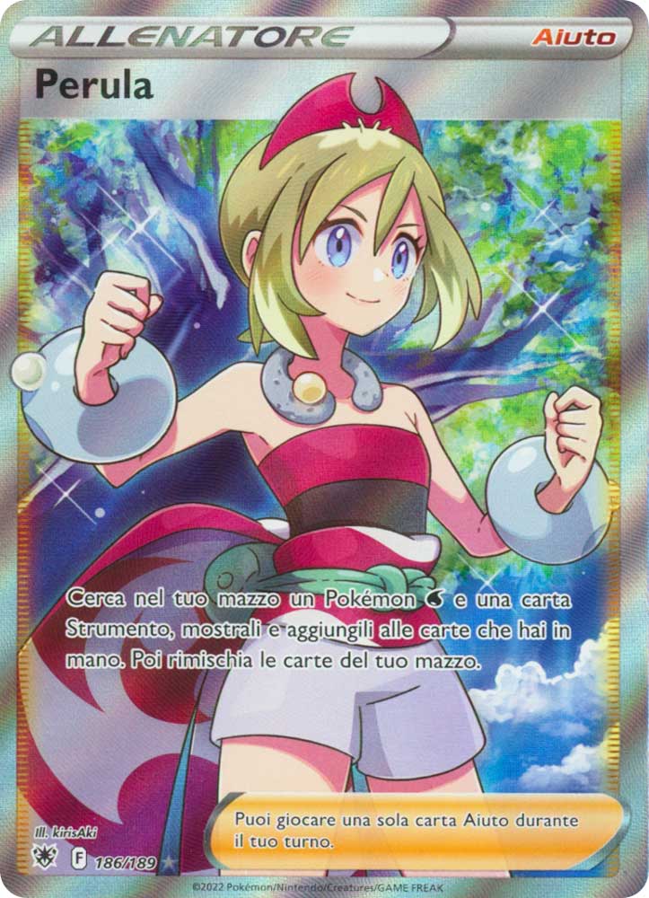 186/189 Perula Ultra Rara Full Art foil (IT) -NEAR MINT-