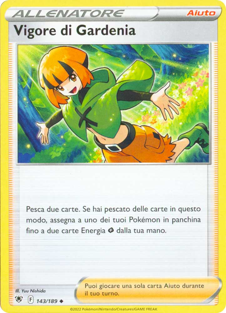 143/189 Vigore di Gardenia Non Comune normale (IT) -NEAR MINT-